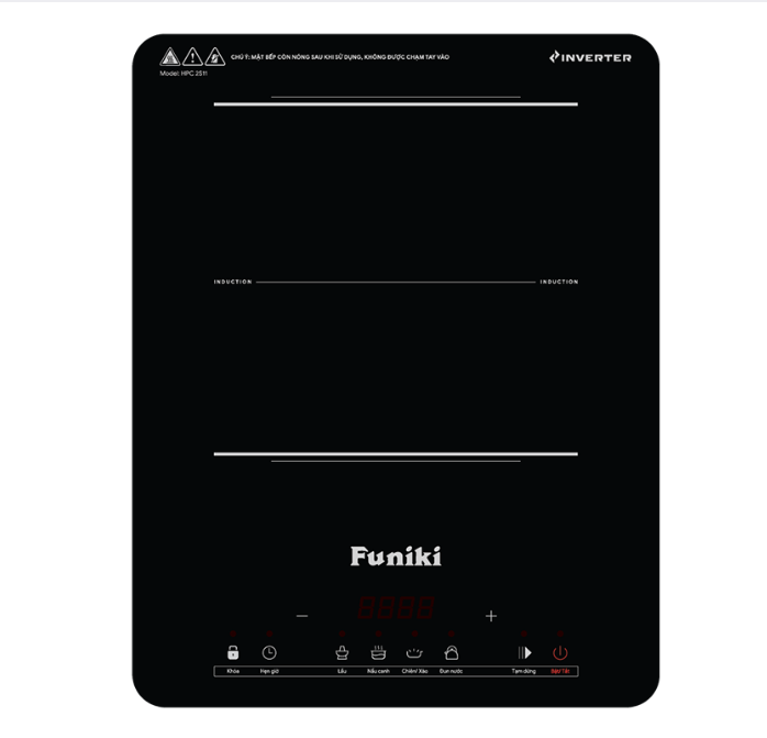Bếp từ đơn Funiki HPC 2S11 (2000w - kèm nồi )
